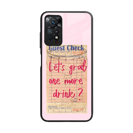 Last Call back phone cover | glass case for redmi note 11 pro