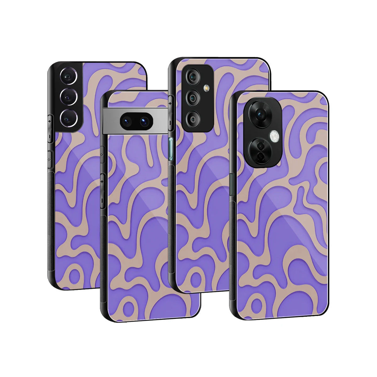 Stylish Glass Back Case for All Smartphones iPhone, Samsung, OnePlus, Pixel, Redmi, Oppo, Vivo, Motorola