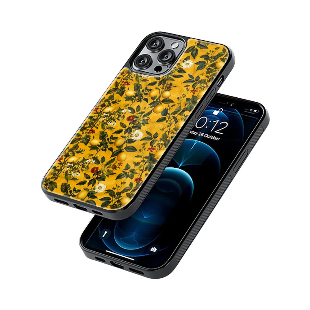 Protective Glass Back Phone Case Compatible with iPhone, Samsung, OnePlus, Pixel & More