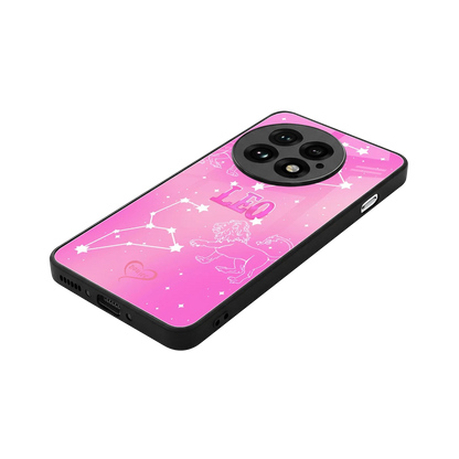 Leo Aura stylish phone case for oneplus 13 | glossy glass and slim fit