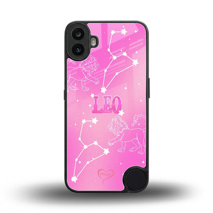 Leo Aura back phone cover | glass case for cmf nothing phone 1