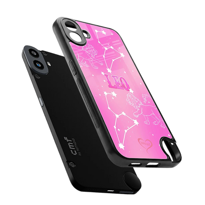 Leo Aura sleek cmf nothing phone 1 cover with tempered glass back and TPU edges