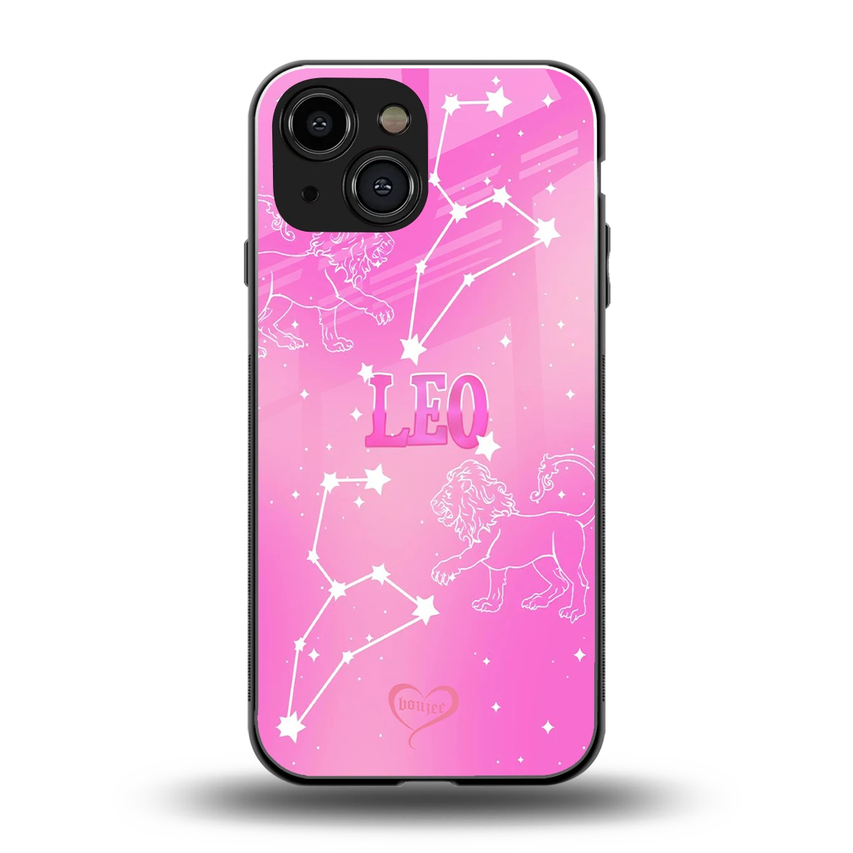 Leo Aura back phone cover | glass case for iphone 13 mini