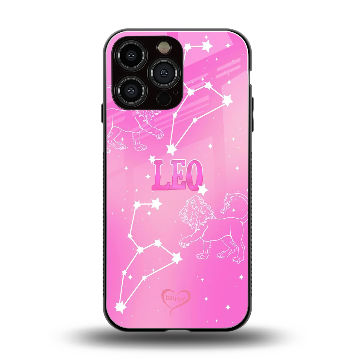 Leo Aura back phone cover | glass case for iphone 15 pro max
