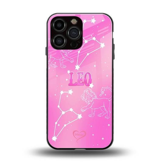 Leo Aura back phone cover | glass case for iphone 15 pro max
