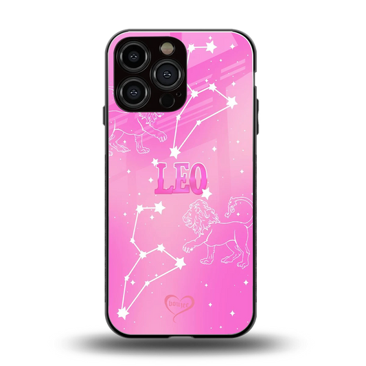 Leo Aura back phone cover | glass case for iphone 16 pro max