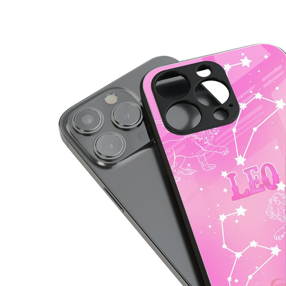 Leo Aura stylish phone case for iphone 12 | glossy glass and slim fit