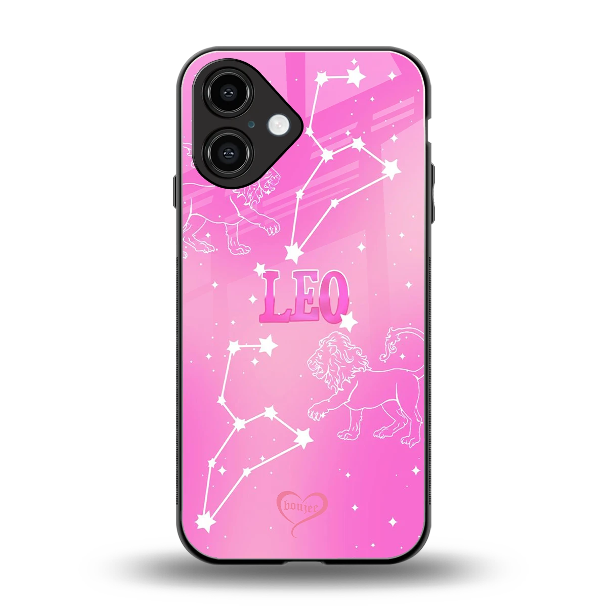 Leo Aura back phone cover | glass case for iphone 16