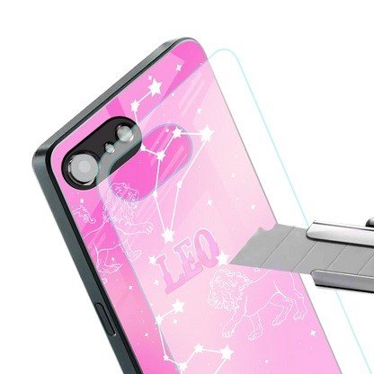 Leo Aura stylish phone case for iphone 17e | glossy glass and slim fit