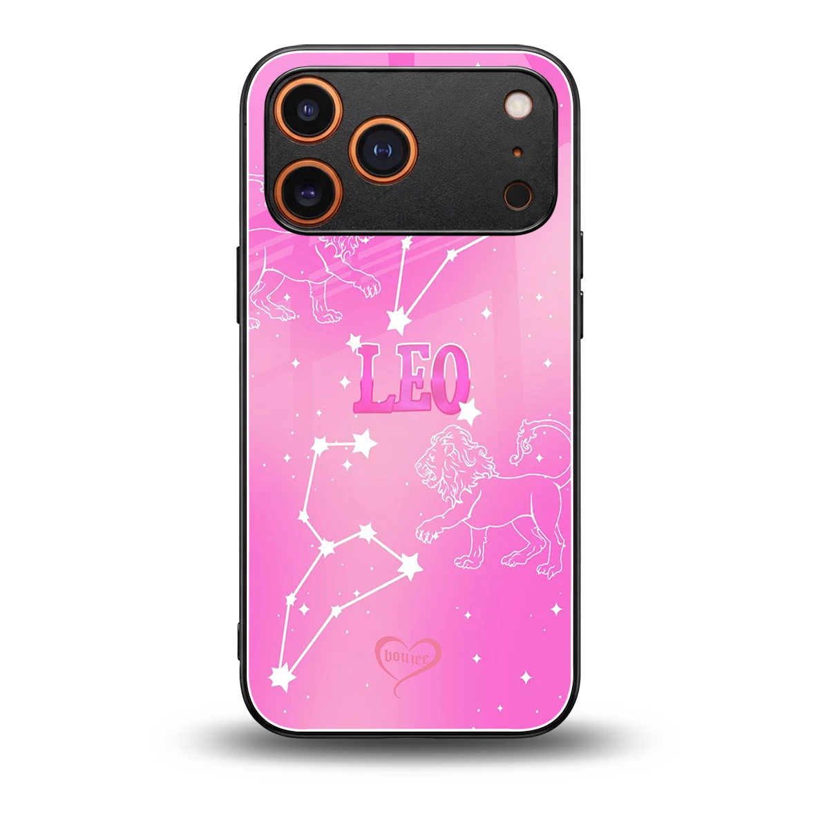 Leo Aura back phone cover | glass case for iphone 17 pro