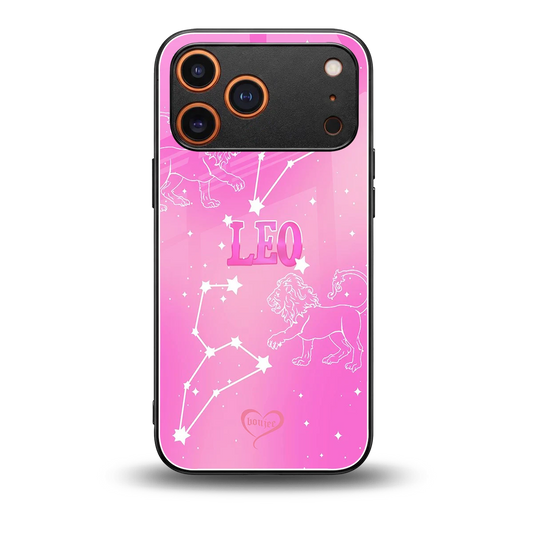 Leo Aura back phone cover | glass case for iphone 17 pro max