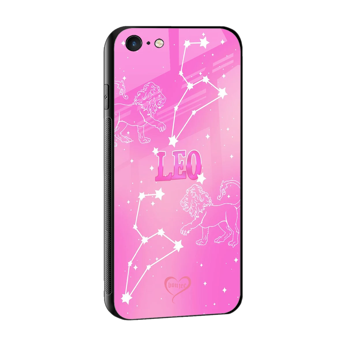 Leo Aura sleek iphone 6s plus cover with tempered glass back and TPU edges