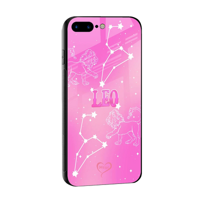Leo Aura sleek iphone 8 plus cover with tempered glass back and TPU edges