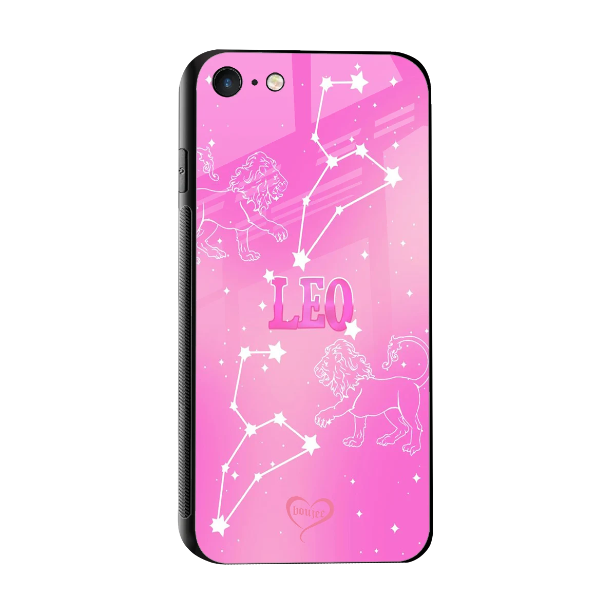 Leo Aura sleek iphone 7 cover with tempered glass back and TPU edges