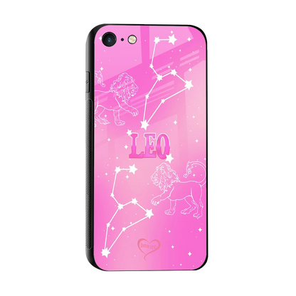 Leo Aura sleek iphone 7 cover with tempered glass back and TPU edges