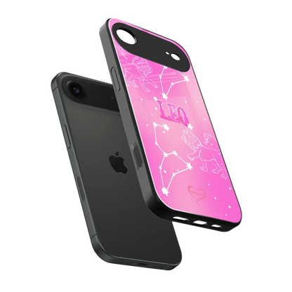 Leo Aura sleek iphone air cover with tempered glass back and TPU edges