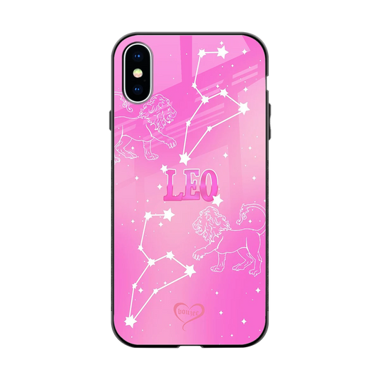 Leo Aura back phone cover | glass case for iphone xs
