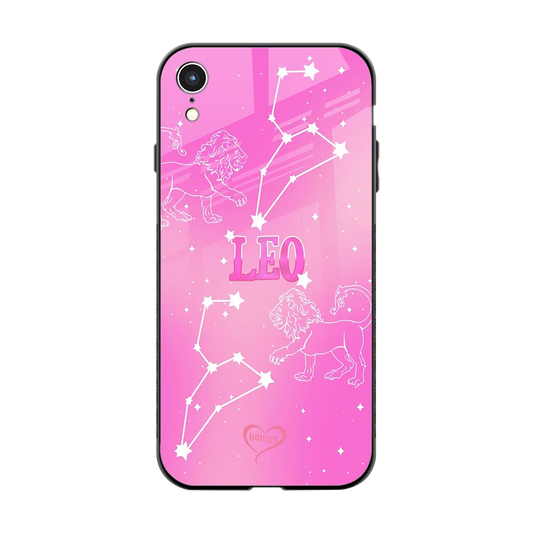 Leo Aura back phone cover | glass case for iphone xr