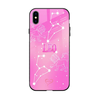 Leo Aura back phone cover | glass case for iphone xs max