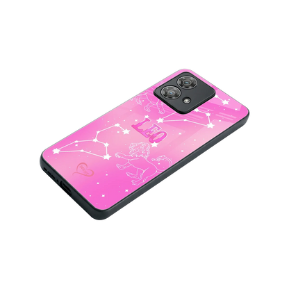 Leo Aura stylish phone case for motorola edge 40 neo 5g | glossy glass and slim fit