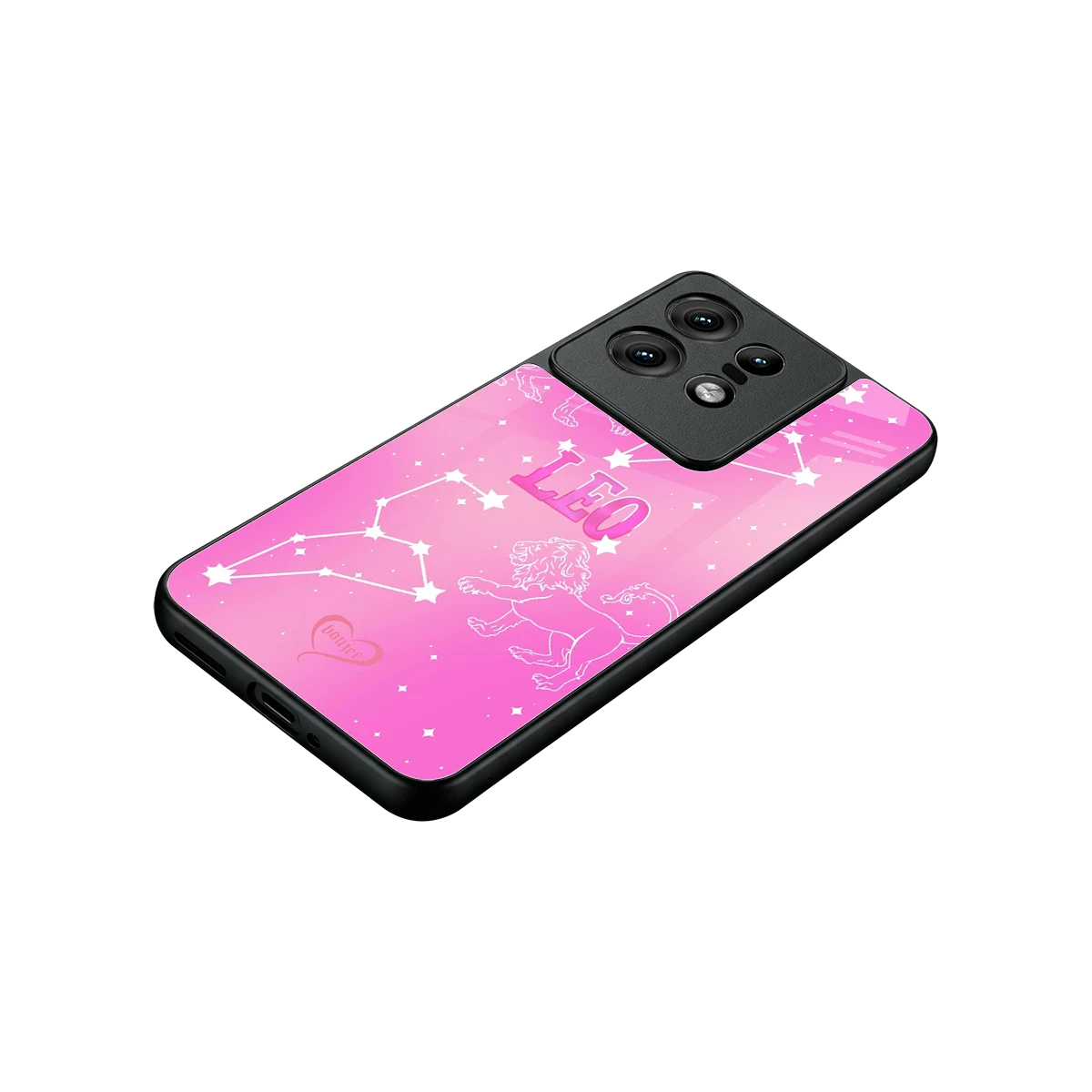 Leo Aura stylish phone case for motorola edge 50 pro | glossy glass and slim fit