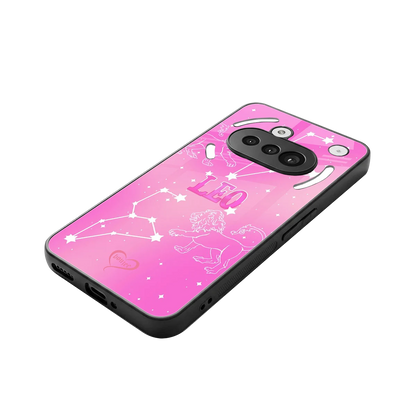 Leo Aura stylish phone case for nothing phone 3a | glossy glass and slim fit