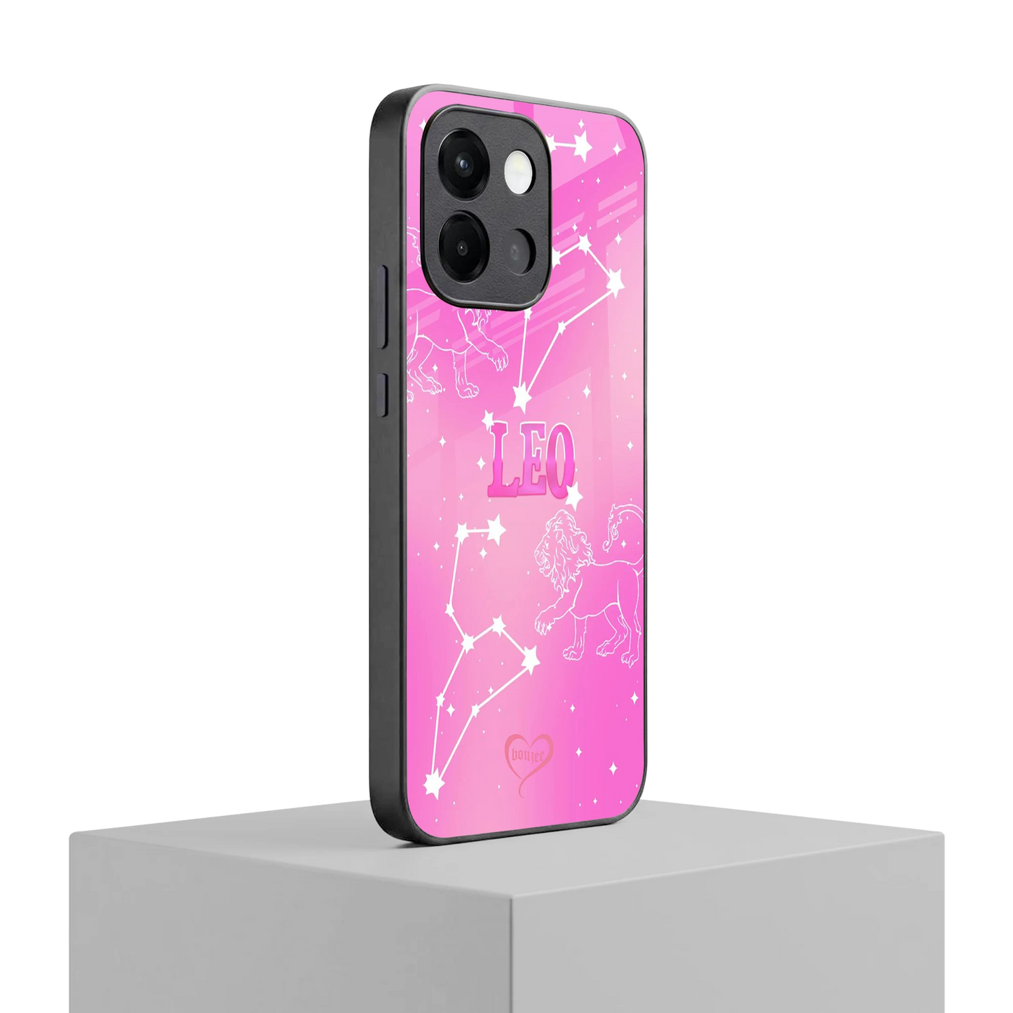 Leo Aura oneplus 13s mobile cover | shockproof glass phone case