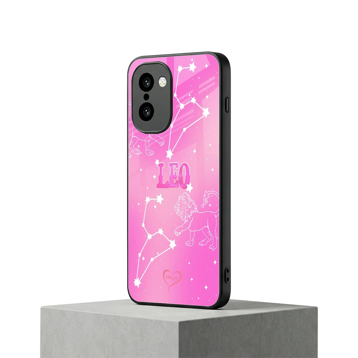 Leo Aura oneplus 15r mobile cover | shockproof glass phone case