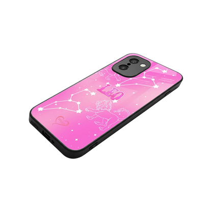 Leo Aura stylish phone case for oneplus 15r | glossy glass and slim fit