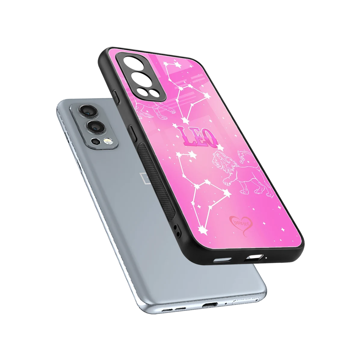 Leo Aura sleek oneplus nord 2 cover with tempered glass back and TPU edges