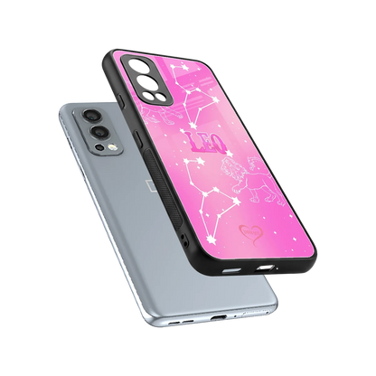 Leo Aura sleek oneplus nord 2 cover with tempered glass back and TPU edges