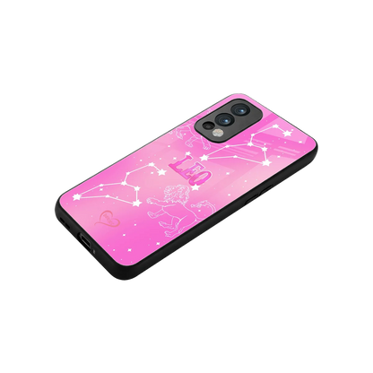 Leo Aura stylish phone case for oneplus nord 2 | glossy glass and slim fit