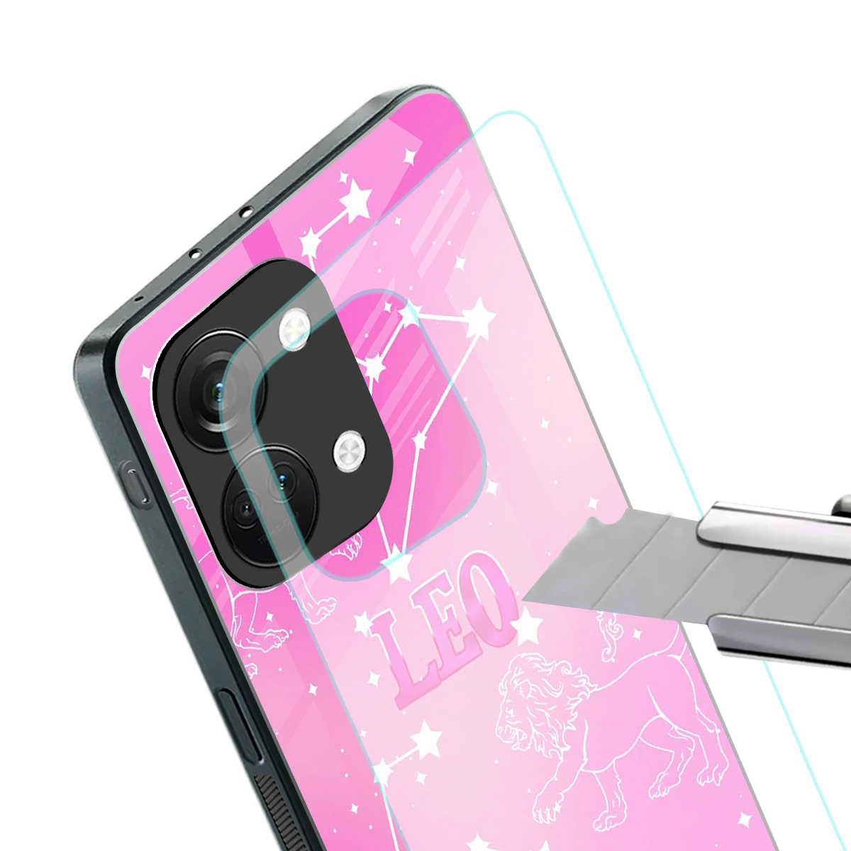 Leo Aura stylish phone case for oneplus nord 3 | glossy glass and slim fit