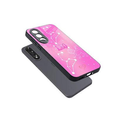 Leo Aura sleek oneplus nord 5 cover with tempered glass back and TPU edges