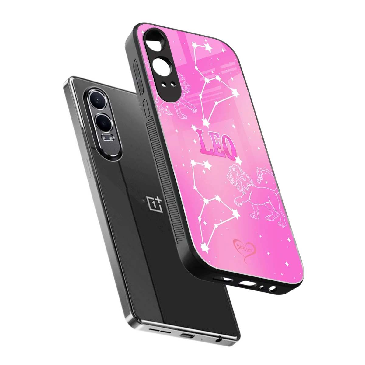 Leo Aura sleek oneplus nord ce 4 lite cover with tempered glass back and TPU edges