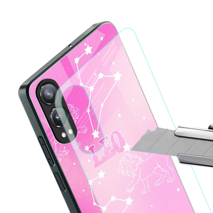 Leo Aura stylish phone case for oneplus nord ce 4 lite | glossy glass and slim fit