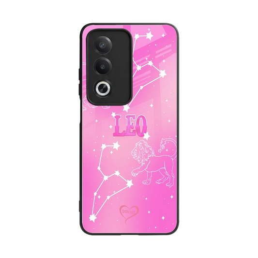 Leo Aura back phone cover | glass case for oppo a3 pro