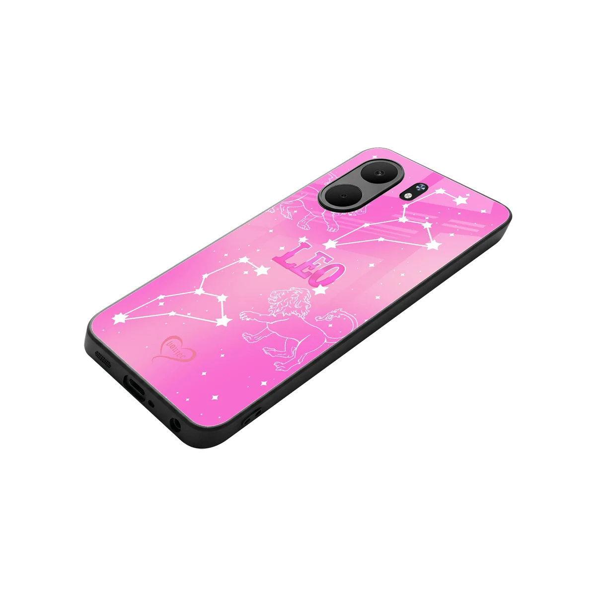 Leo Aura stylish phone case for oppo a5x 5g | glossy glass and slim fit