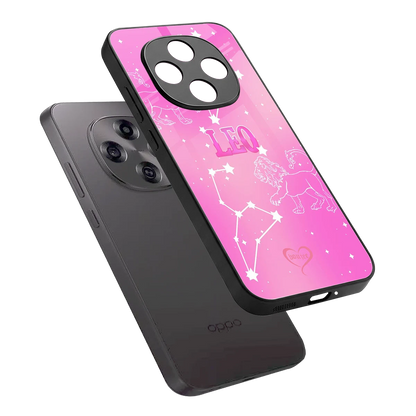Leo Aura sleek oppo f31 pro 5g cover with tempered glass back and TPU edges