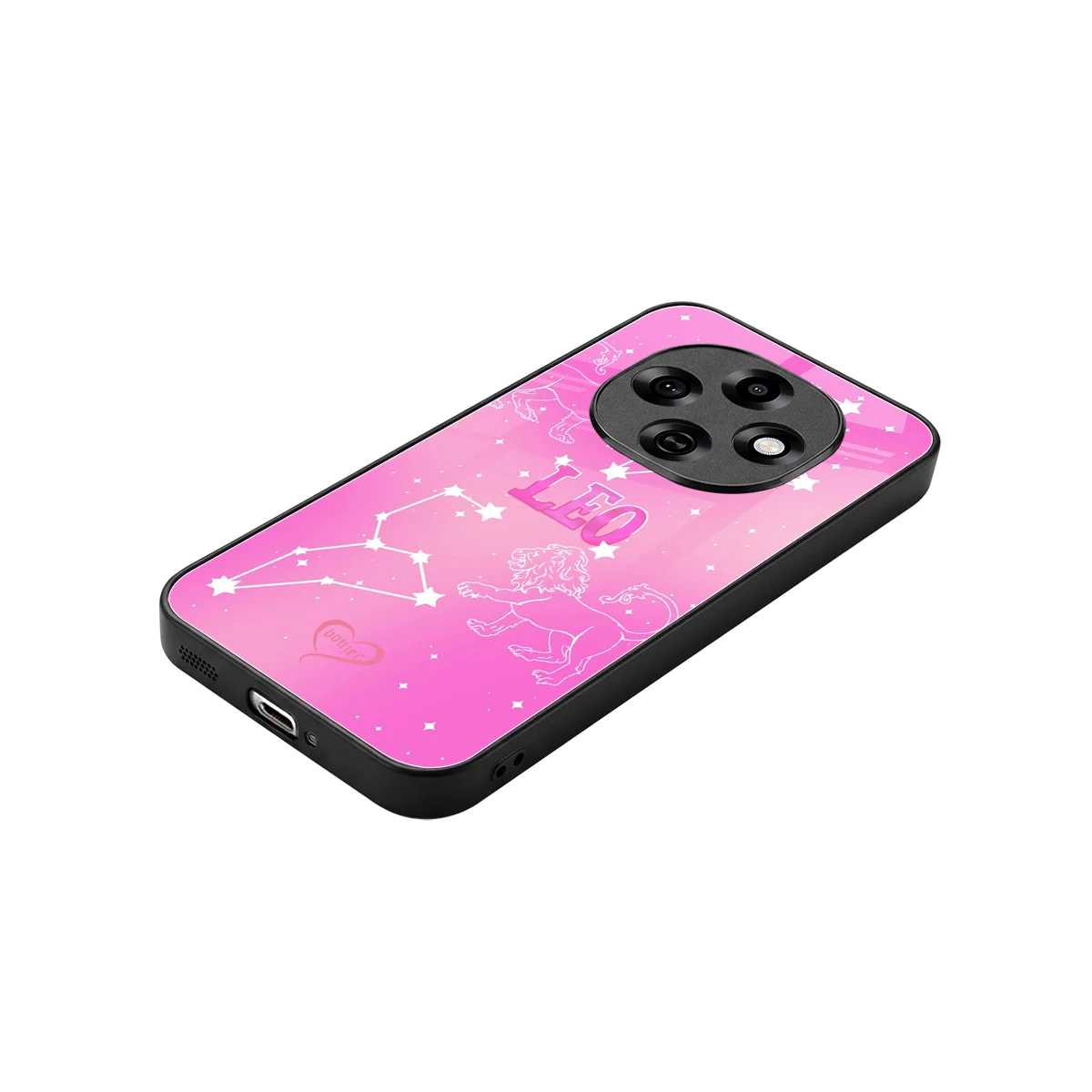 Leo Aura stylish phone case for oppo f31 pro 5g | glossy glass and slim fit