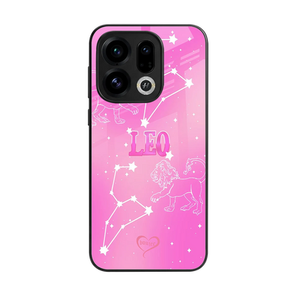 Leo Aura back phone cover | glass case for oppo find x9