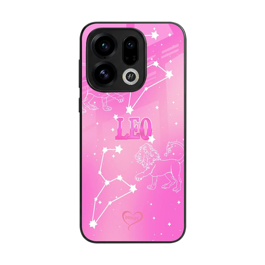 Leo Aura back phone cover | glass case for oppo find x9