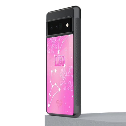 Leo Aura stylish phone case for google pixel 6 pro | glossy glass and slim fit