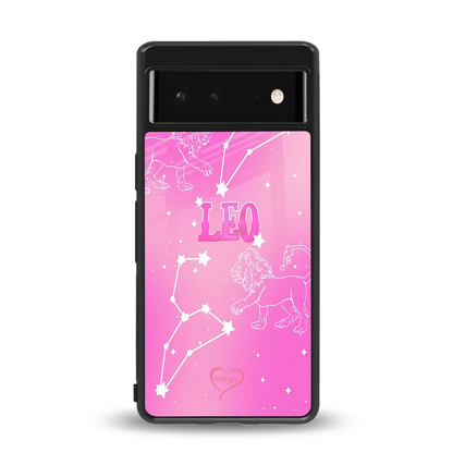 Leo Aura back phone cover | glass case for google pixel 6a