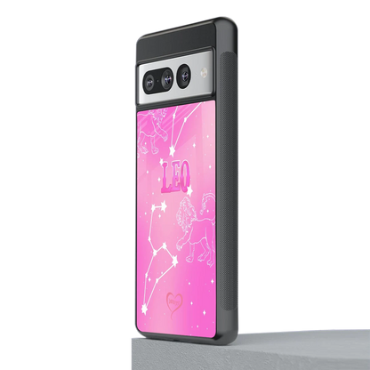 Leo Aura stylish phone case for google pixel 7 pro | glossy glass and slim fit