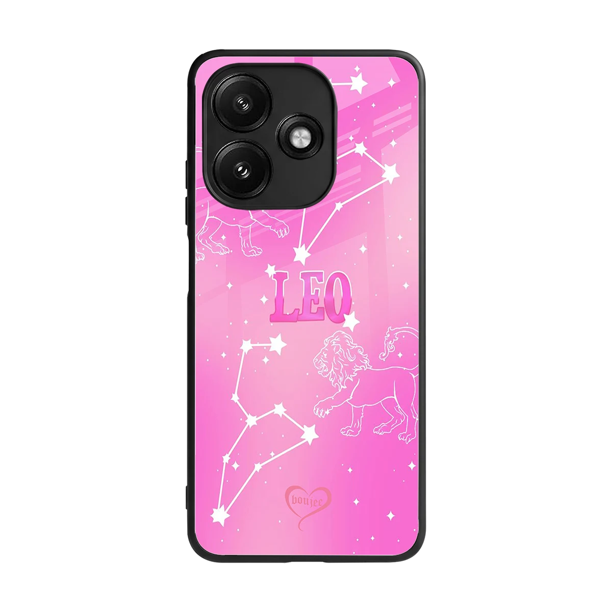 Leo Aura back phone cover | glass case for redmi 12 5g