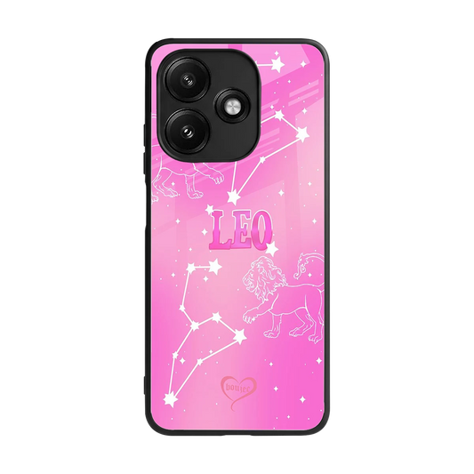 Leo Aura back phone cover | glass case for redmi 12 5g