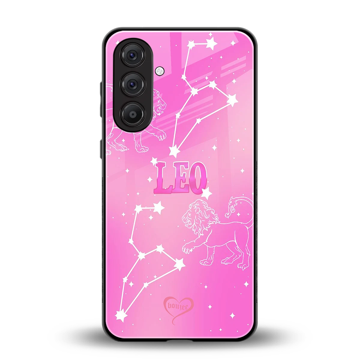 Leo Aura back phone cover | glass case for samsung galaxy m35 5g
