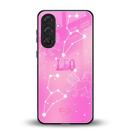 Leo Aura back phone cover | glass case for samsung galaxy m36 5g