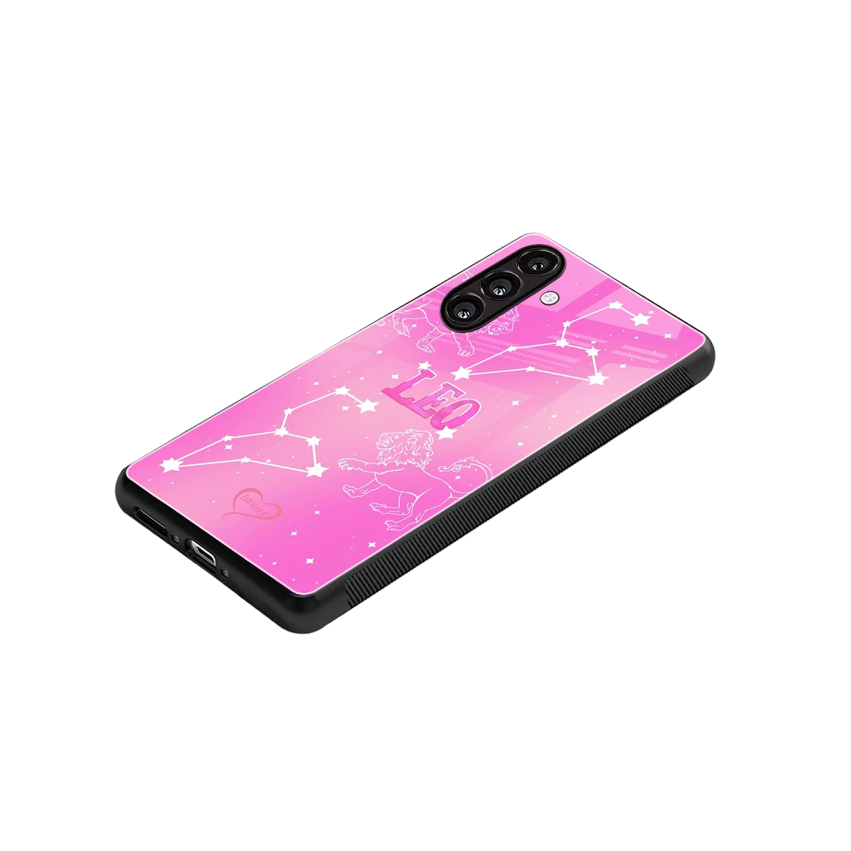 Leo Aura stylish phone case for samsung galaxy m35 5g | glossy glass and slim fit